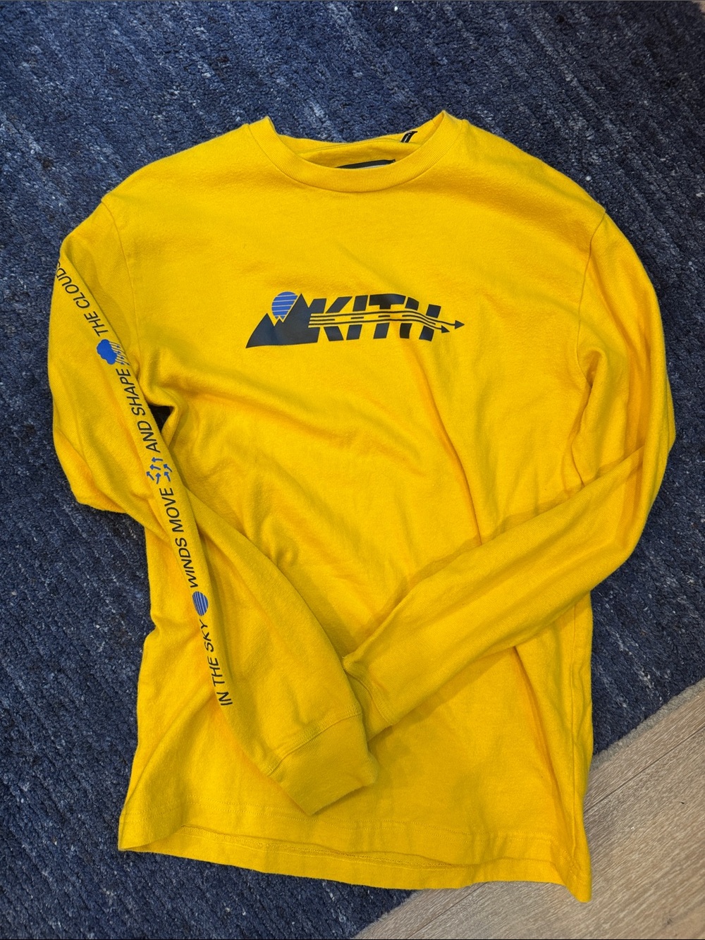 Kith Graphic Print Crew Neck Long Sleeve T-Shirt - Men’s Size XS